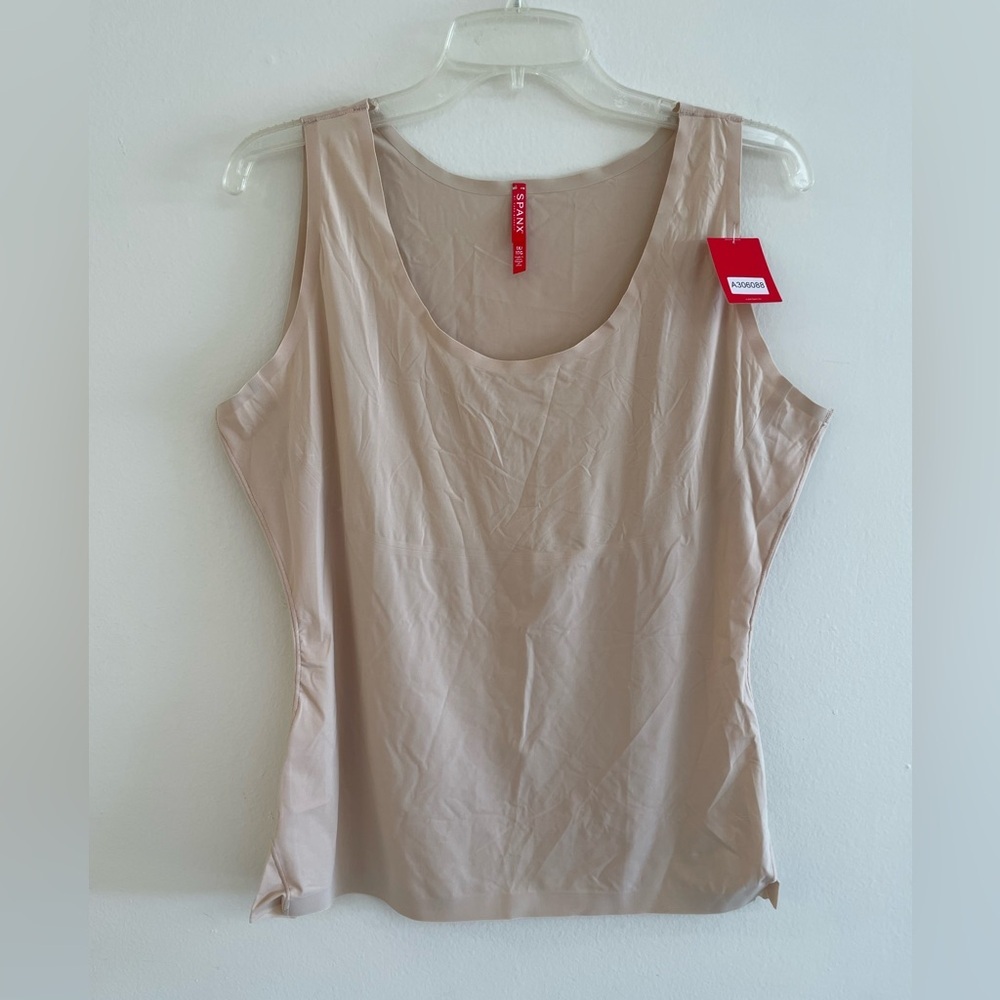 NEW! Spanx smoothing shaping cami tank top size 1X